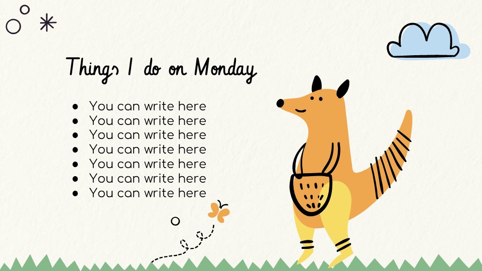 Learning the Days of the Week PowerPoint Template 9