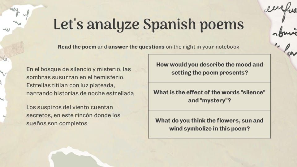 Literary Analysis and Interpretation - Spanish - Foreign Language 18