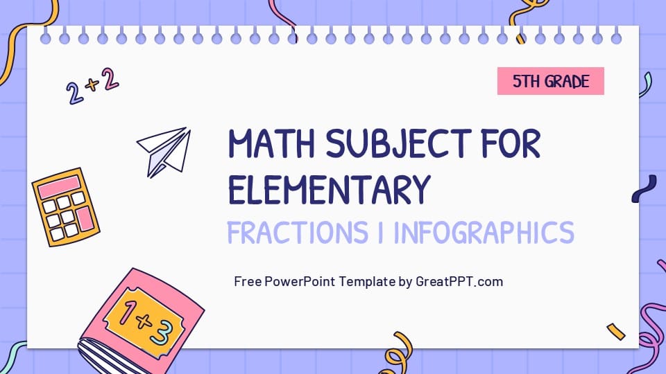 Math Subject for Elementary Infographics 1