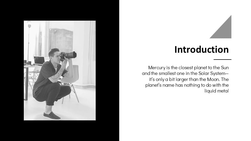 Minimalist Grayscale Pitch Deck 7