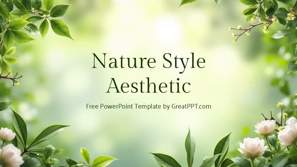 Nature Style Aesthetic Presentation 1