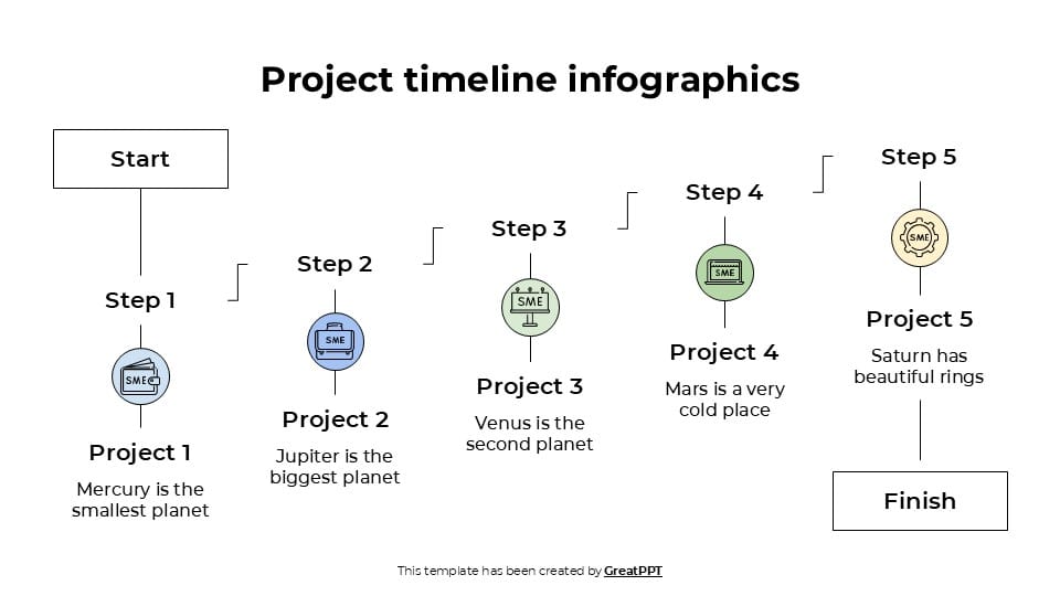 Professional Project Timeline Infographics 6