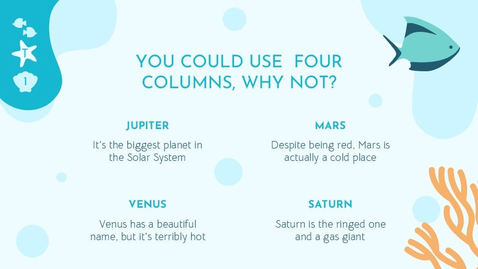 Sea Life PowerPoint Template 26