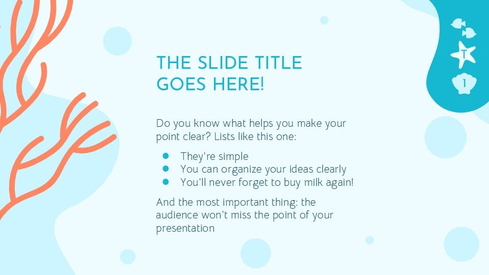 Sea Life PowerPoint Template 9