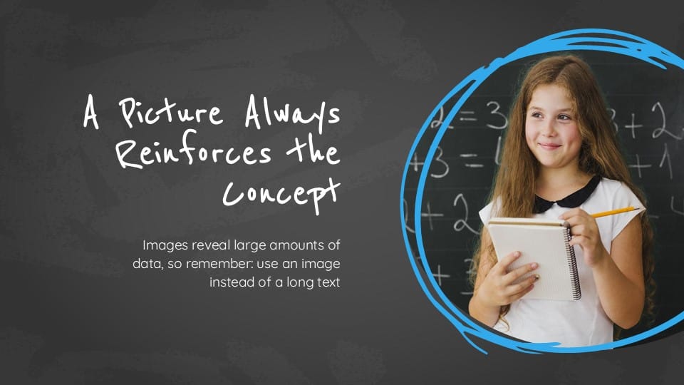 Simple Blackboard PowerPoint Background 17