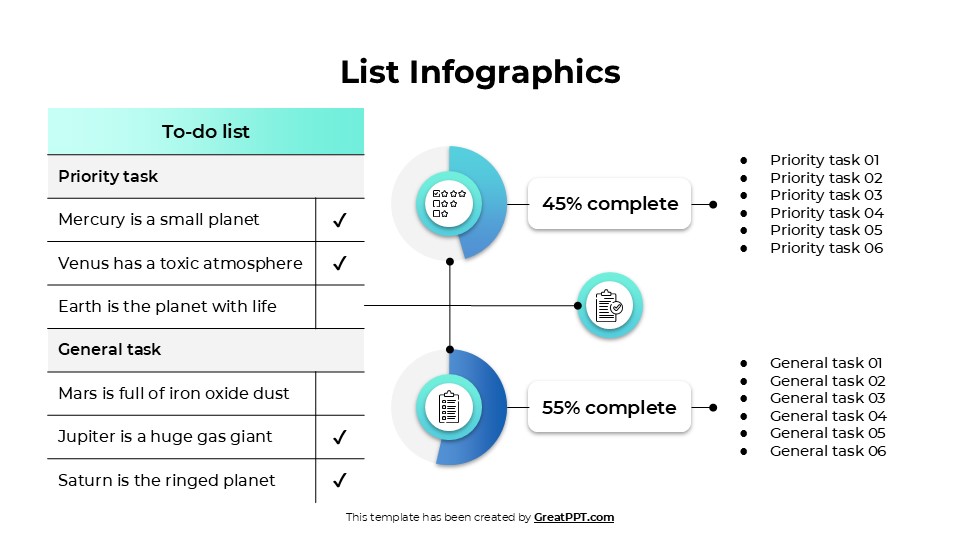 Simple List Infographics 10