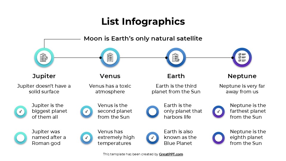 Simple List Infographics 4
