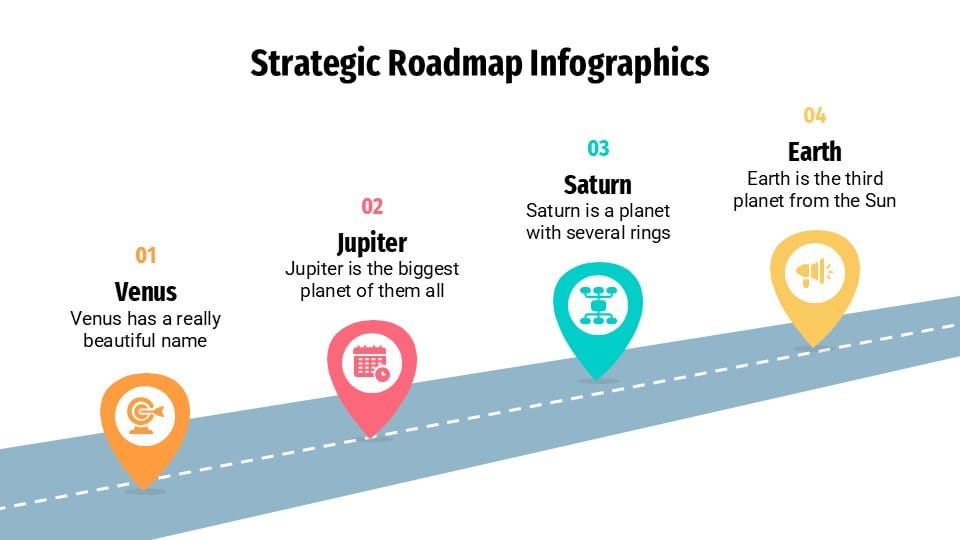 Strategic Roadmap Infographics 9
