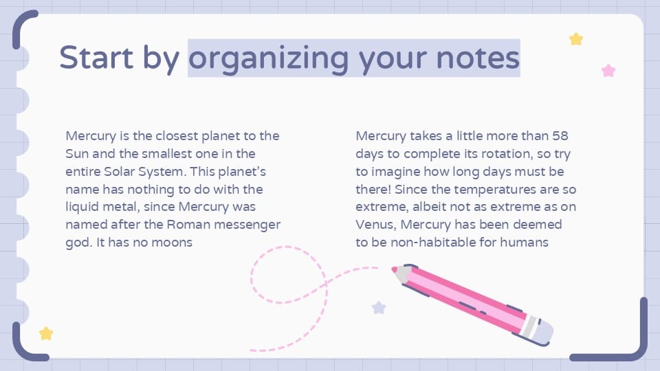 Study Guide for Middle School Students PowerPoint Template 7