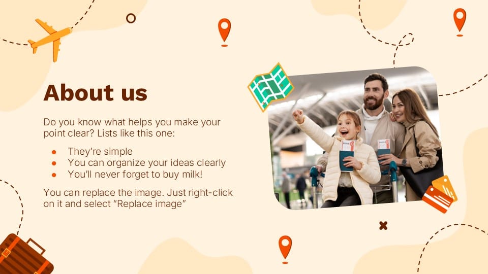 Travel Itinerary Blog Social Media Strategy PowerPoint Template 5