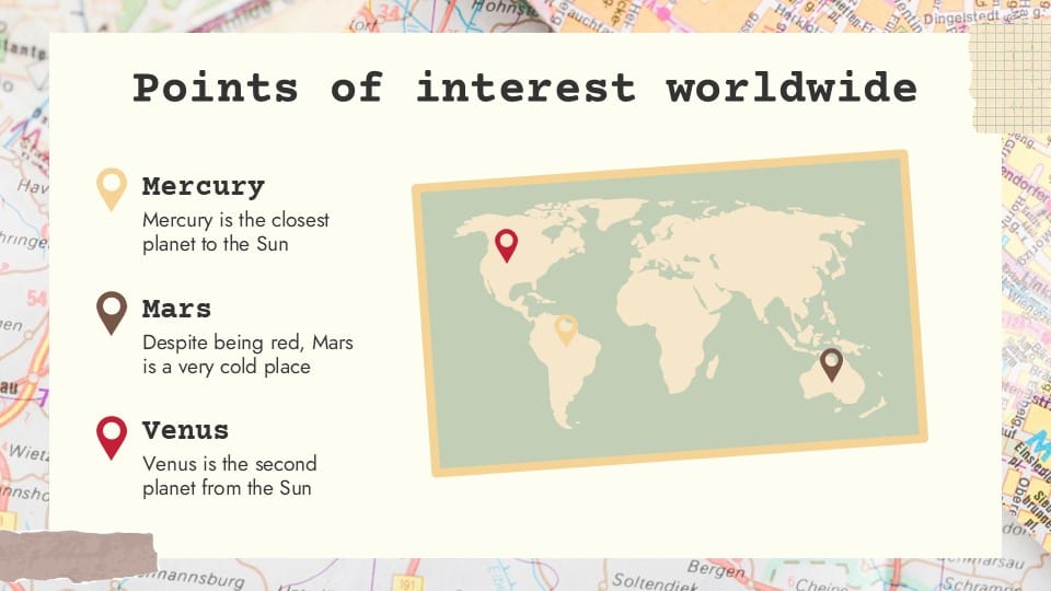 Travel Plan Scrapbook Style PowerPoint Template 21