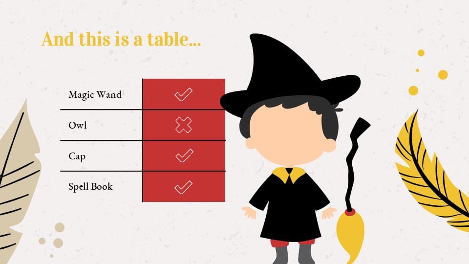 Wizard Class PowerPoint Template 17