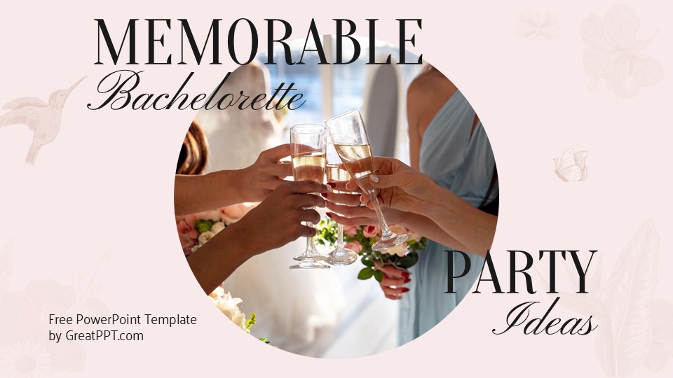 Bachelorette Party Ideas Powerpoint Template 1