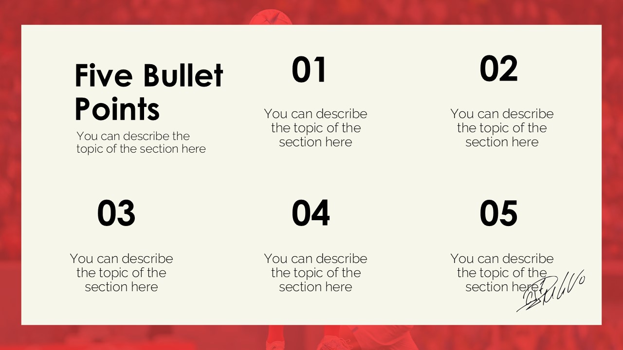 Cristiano Ronaldo Powerpoint Template 6