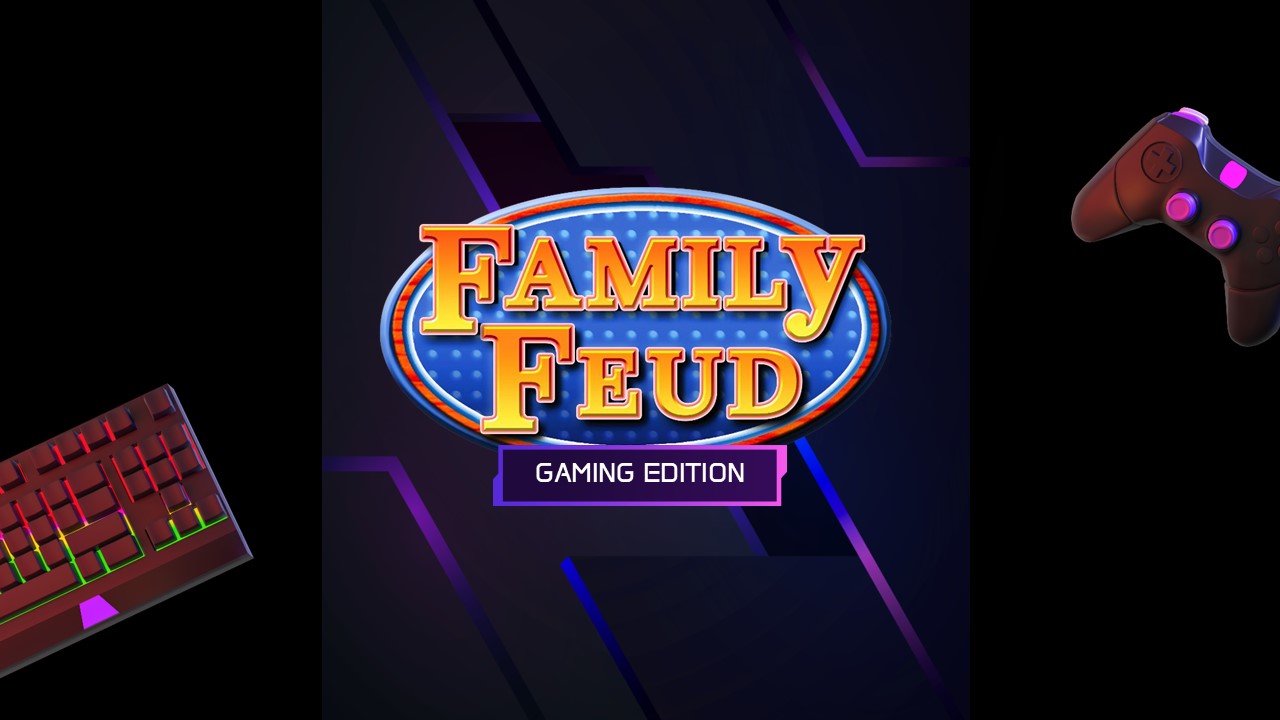 Family Feud Gaming Quiz Powerpoint Template 1