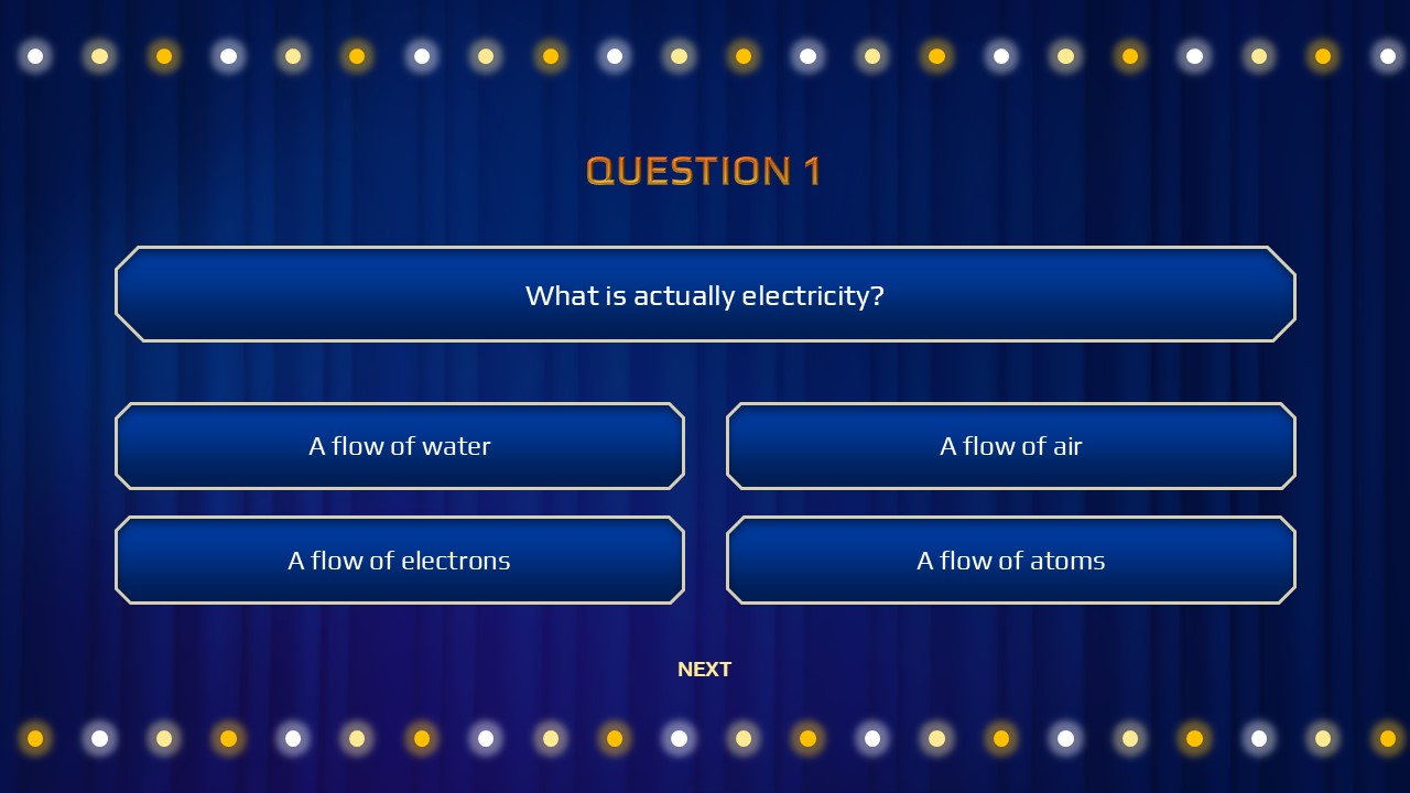 Family Feud Quiz Powerpoint Template & Google Slides Theme 2