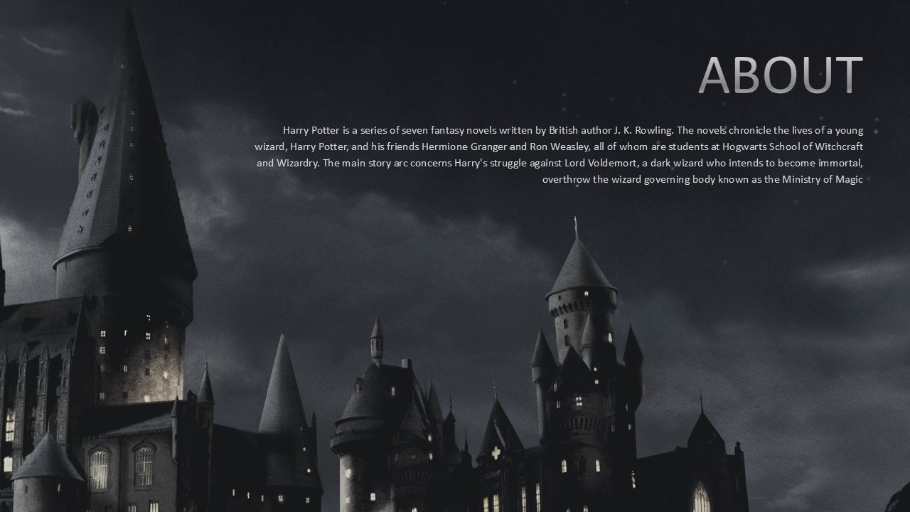 Free Animated Harry Potter Presentation Template 2