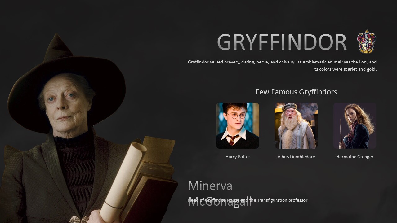Free Animated Harry Potter Presentation Template 5