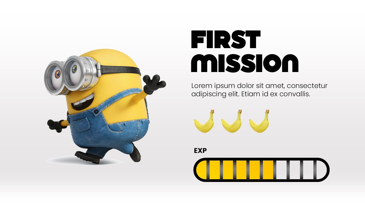 Free Animated Minions Powerpoint Template & Slides Theme 4