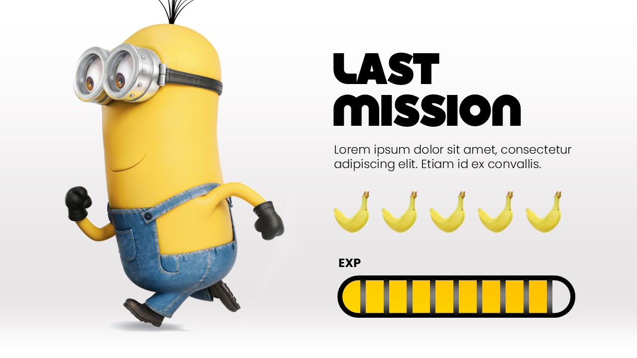 Free Animated Minions Powerpoint Template & Slides Theme 6