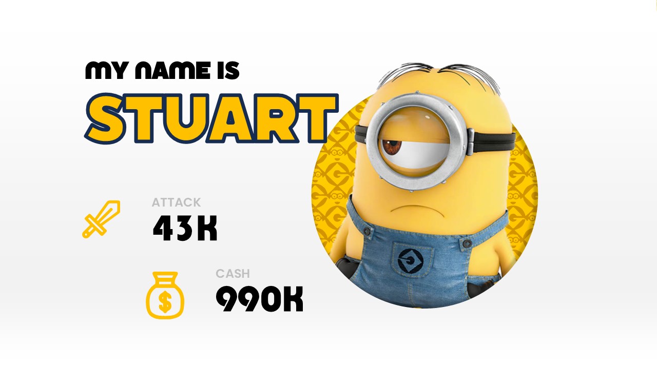 Free Animated Minions Powerpoint Template & Slides Theme 8
