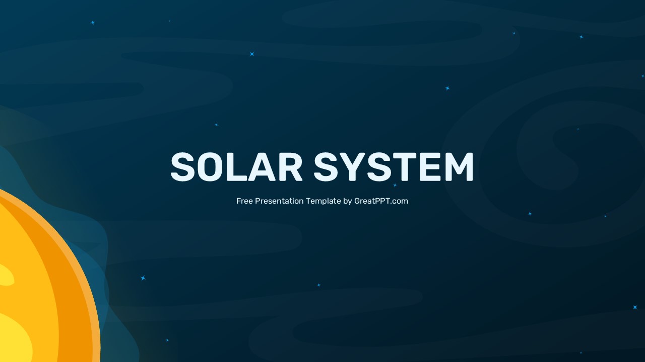 Free Animated Solar System Powerpoint Template 1