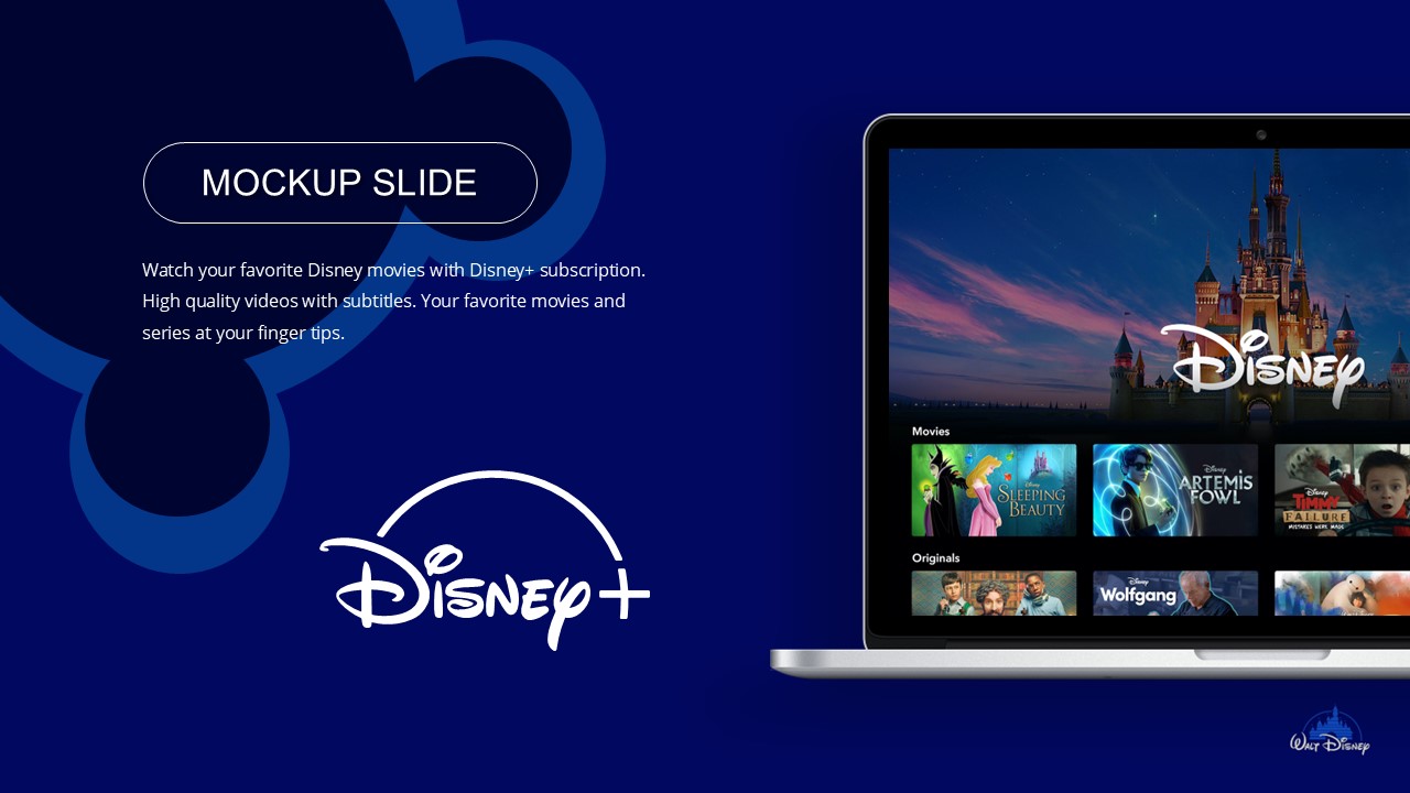 Free Animated Walt Disney Powerpoint Template 12