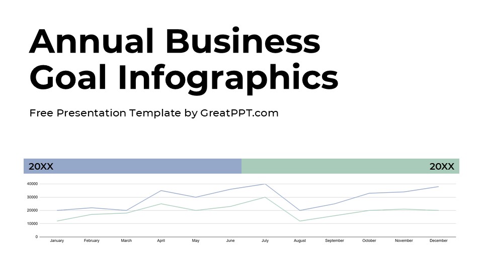 Free Annual Business Goal Infographics For Powerpoint 1