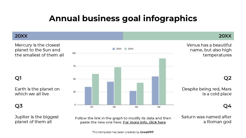 Free Annual Business Goal Infographics For Powerpoint 10