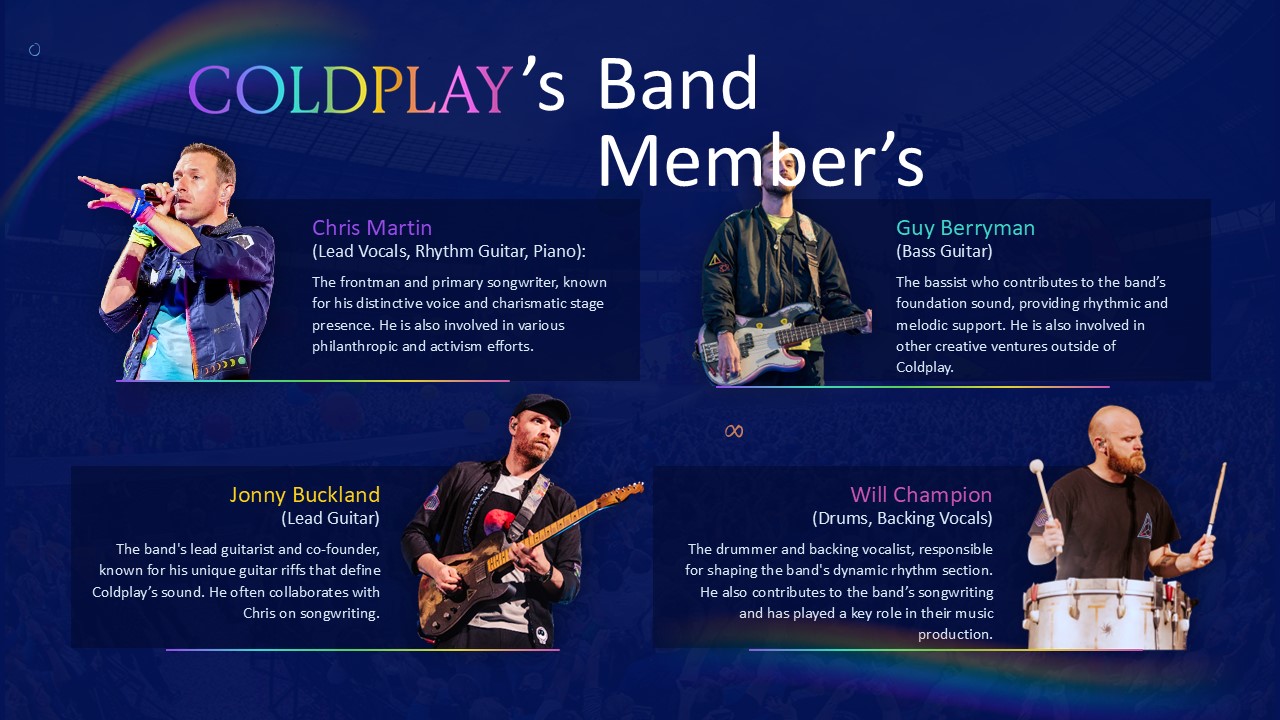 Free Coldplay Band Presentation Theme 3