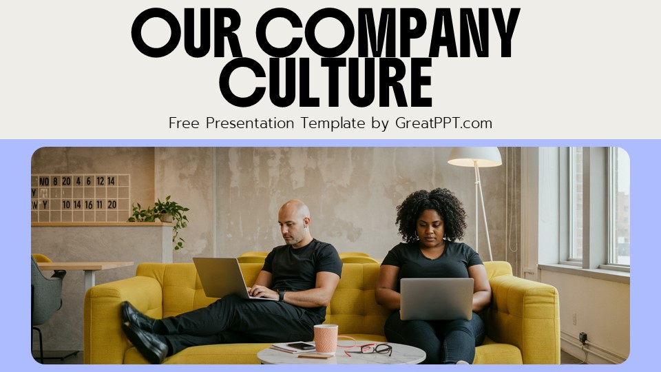 Free Company Culture Powerpoint Template & Slides Theme 1