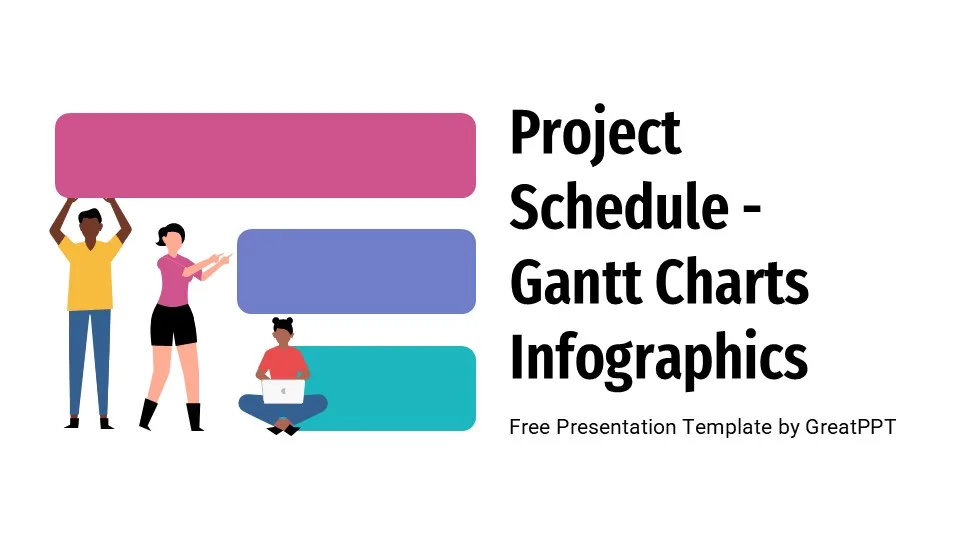 Free Gantt Charts Infographics For Powerpoint & Google Slides 1