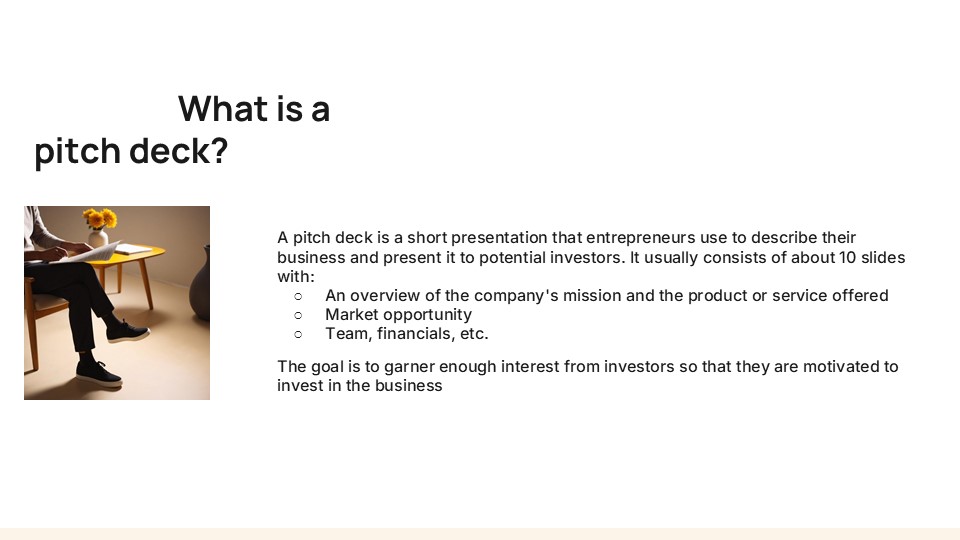 Free Investor Pitch Deck Template 3
