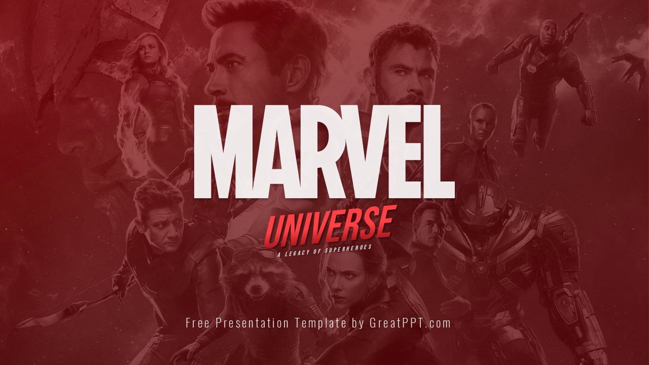 Free Marvel Powerpoint Template 1