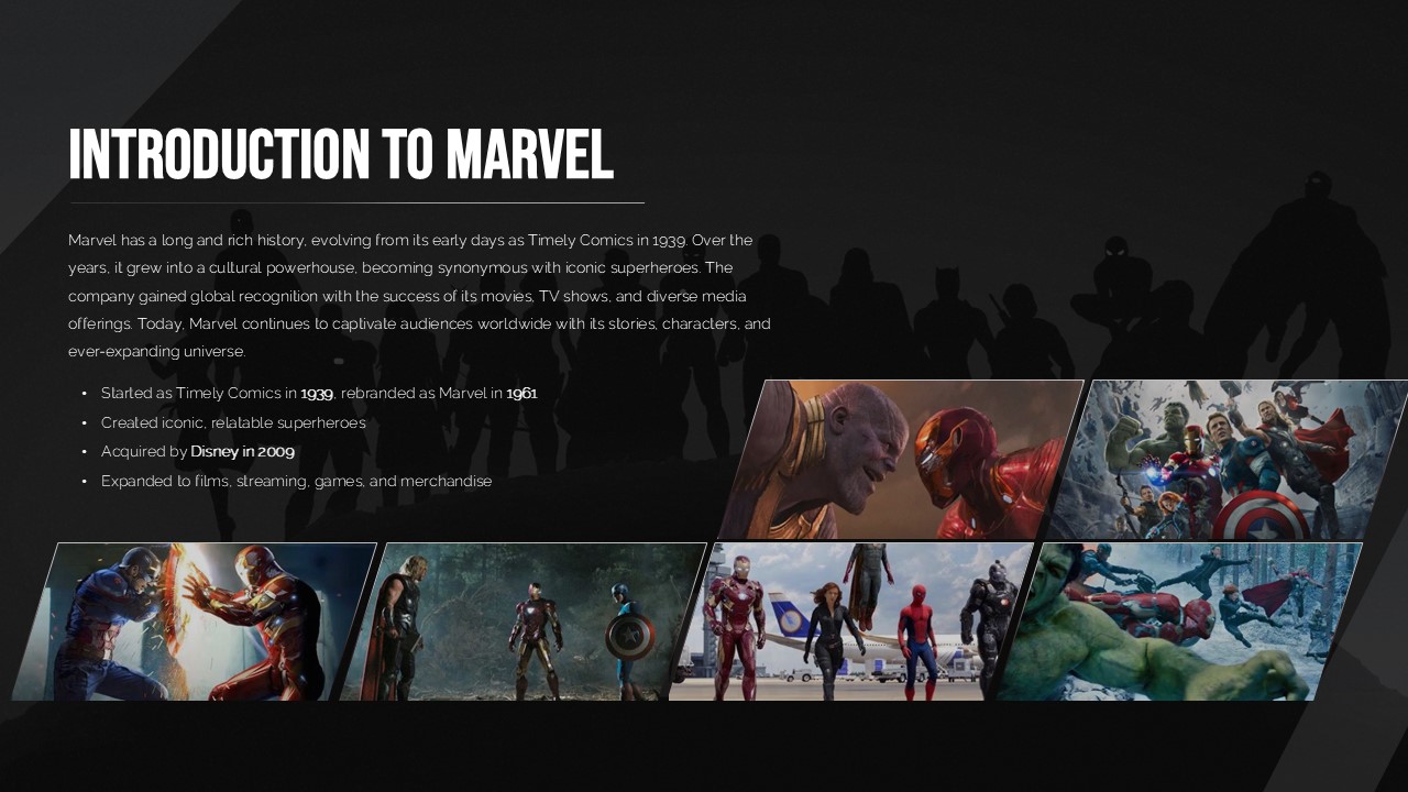 Free Marvel Powerpoint Template 2