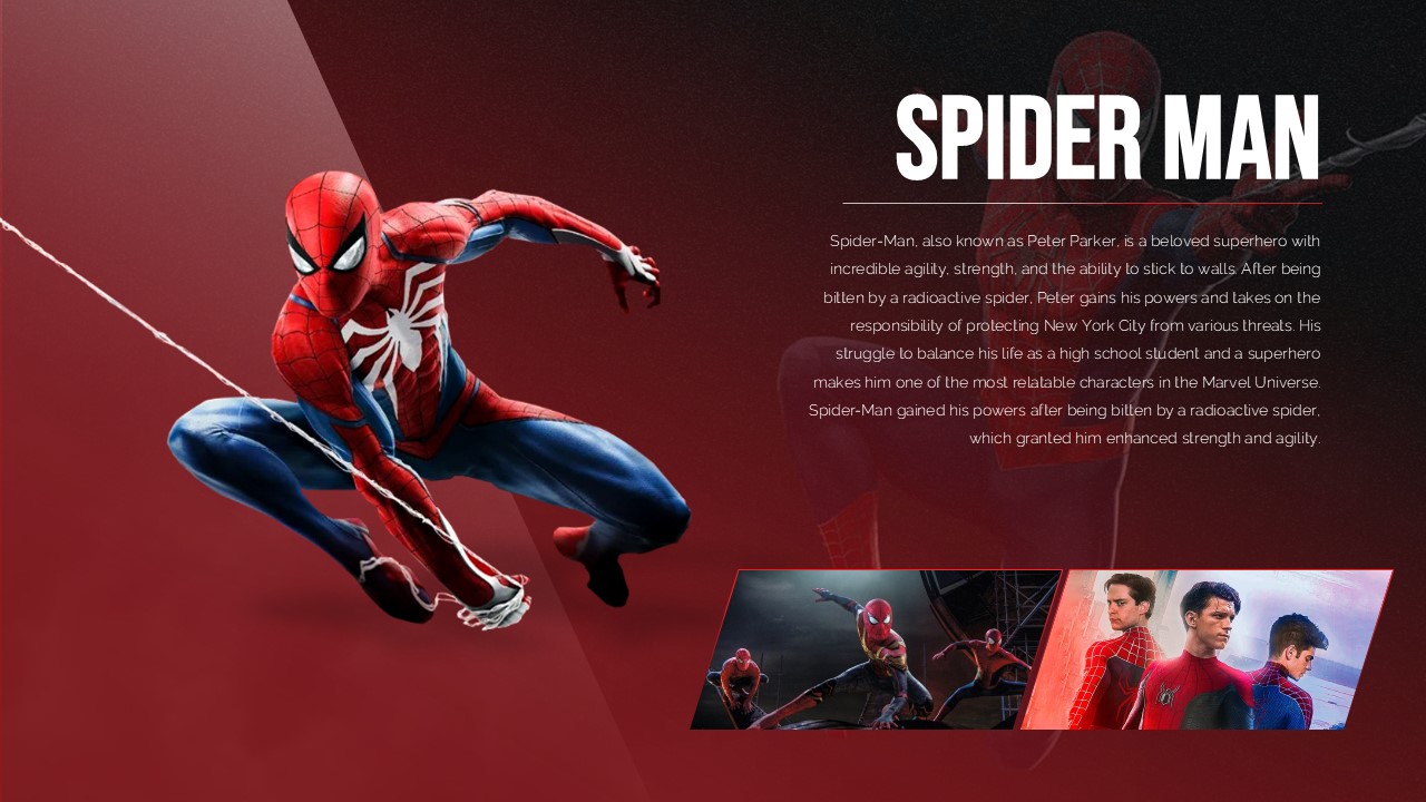 Free Marvel Powerpoint Template 5