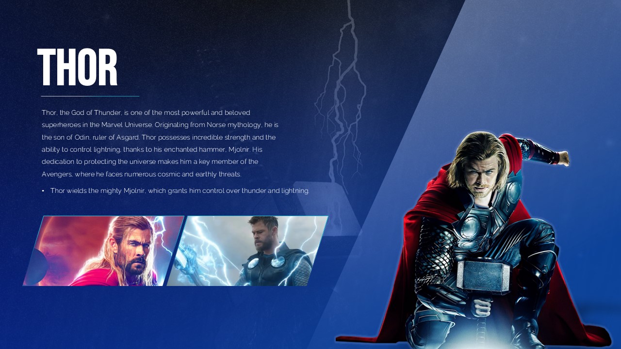 Free Marvel Powerpoint Template 6