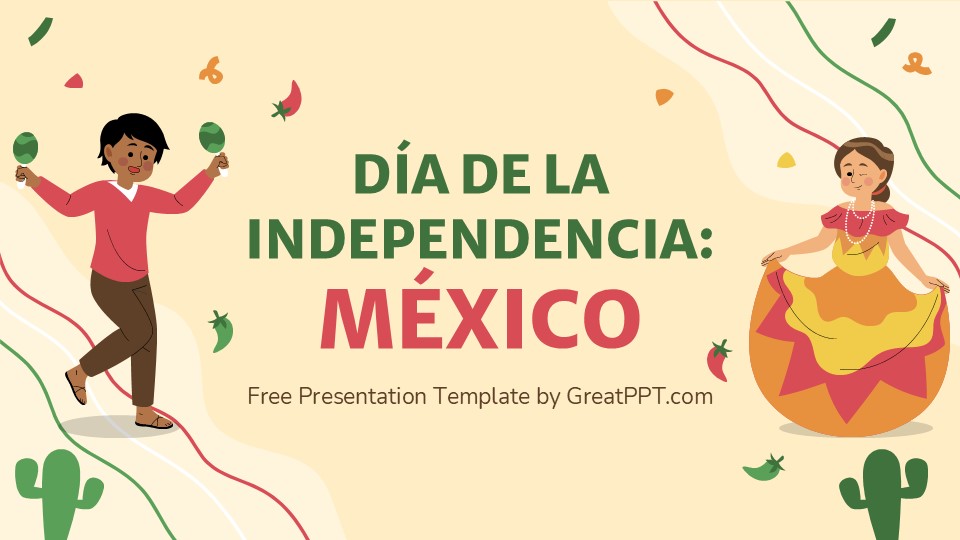 Free Mexico's Independence Day Presentation Template 1