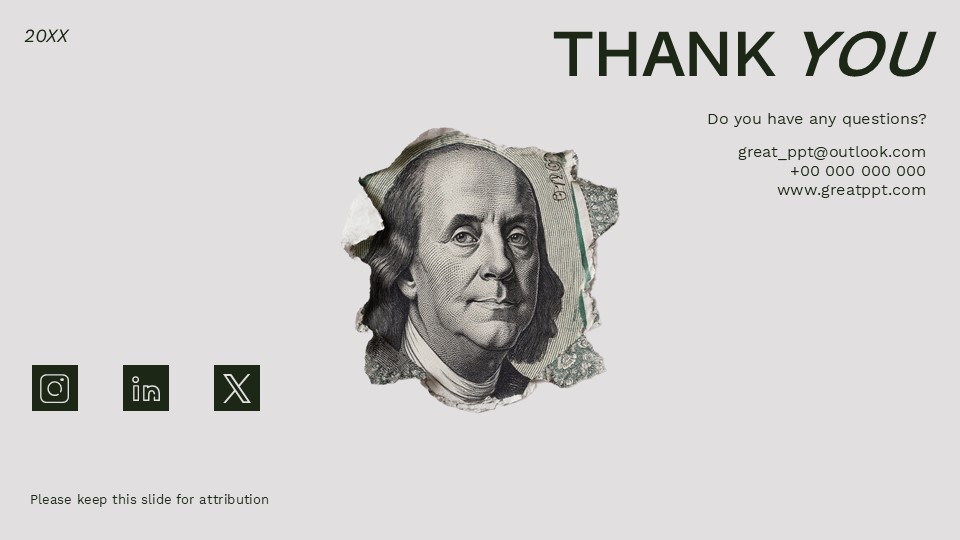 Free National Dollar Day Powerpoint Template 13