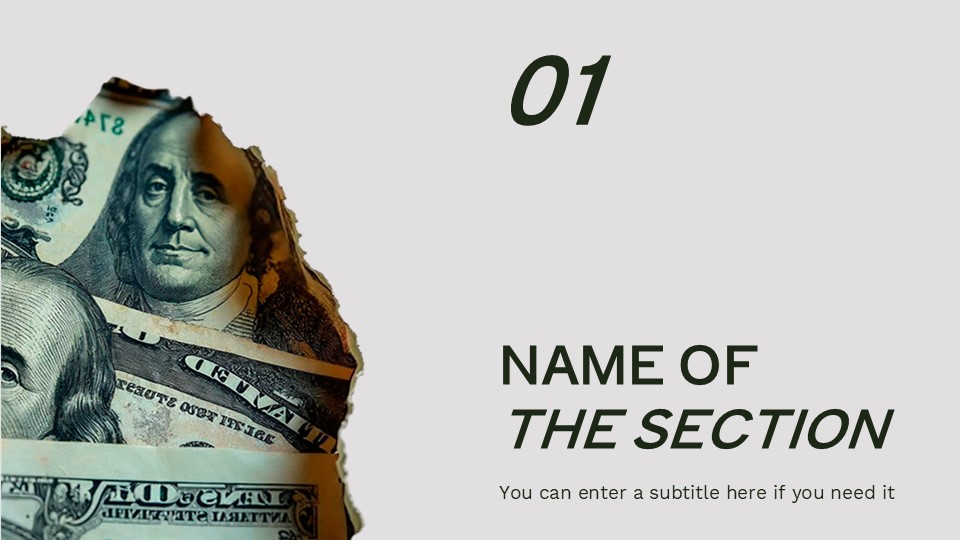 Free National Dollar Day Powerpoint Template 4