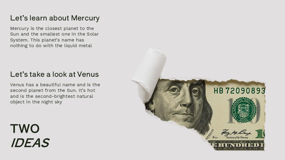 Free National Dollar Day Powerpoint Template 6