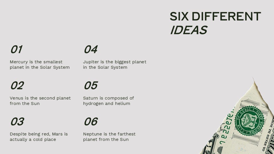 Free National Dollar Day Powerpoint Template 8