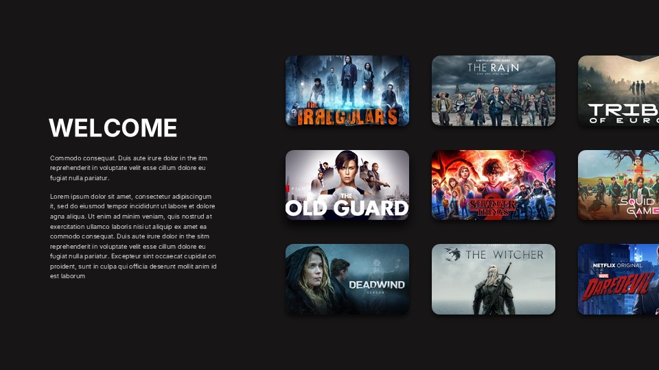 Free Netflix Template Powerpoint Template & Google Slides Theme 2