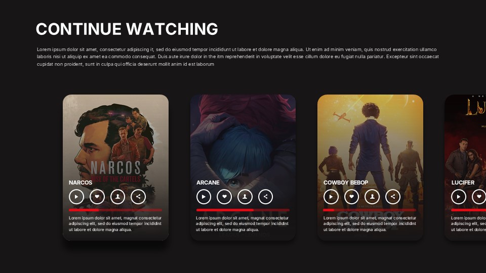 Free Netflix Template Powerpoint Template & Google Slides Theme 3