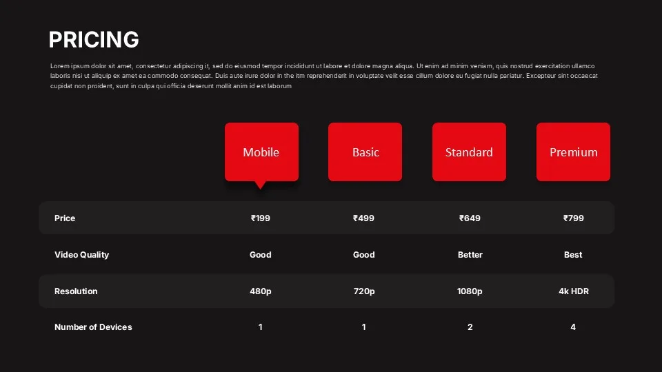 Free Netflix Template Powerpoint Template & Google Slides Theme 8