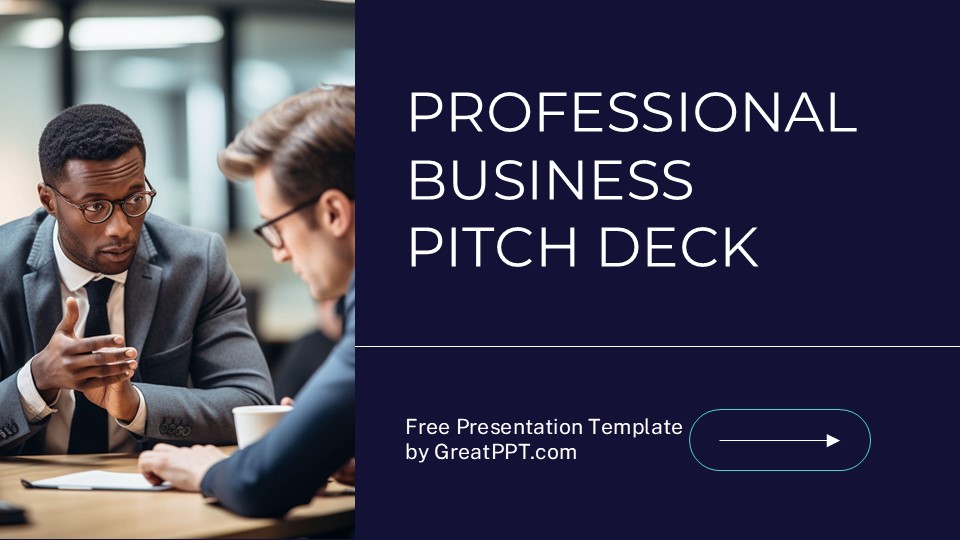 Free Professional Business Pitch Deck Template 1