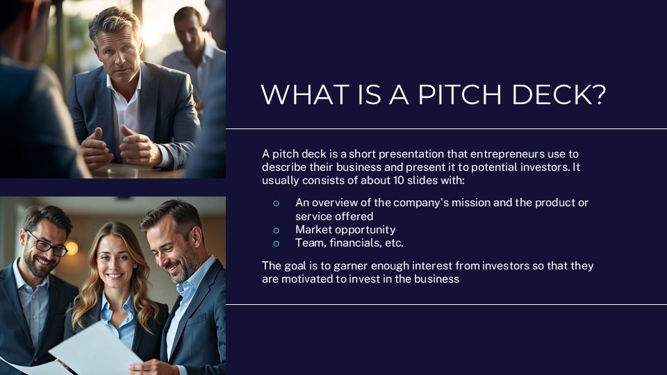 Free Professional Business Pitch Deck Template 3