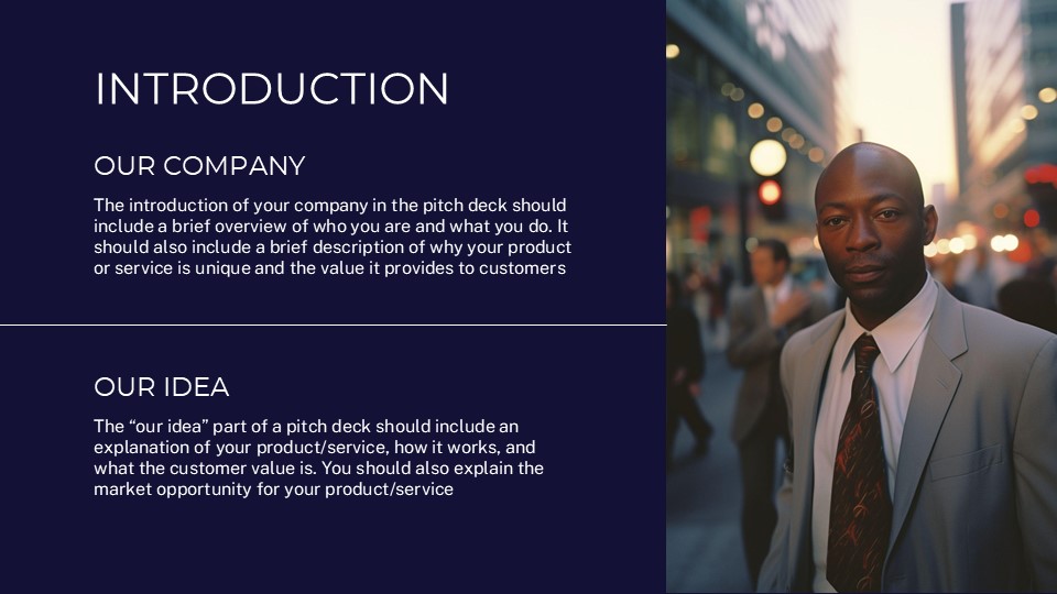 Free Professional Business Pitch Deck Template 5
