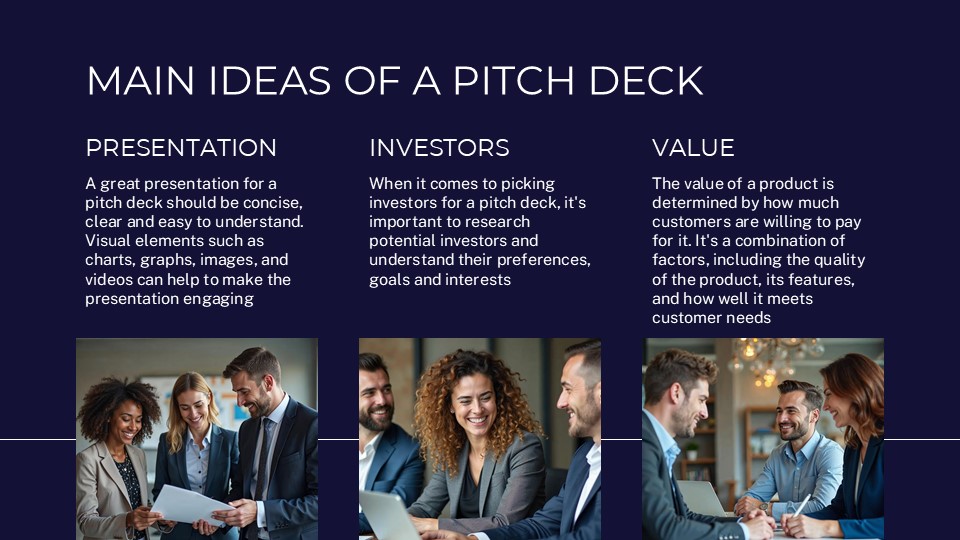 Free Professional Business Pitch Deck Template 6