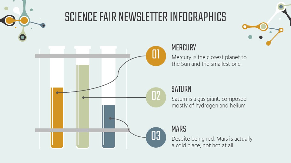 Free Science Fair Newsletter Infographics For Powerpoint 11